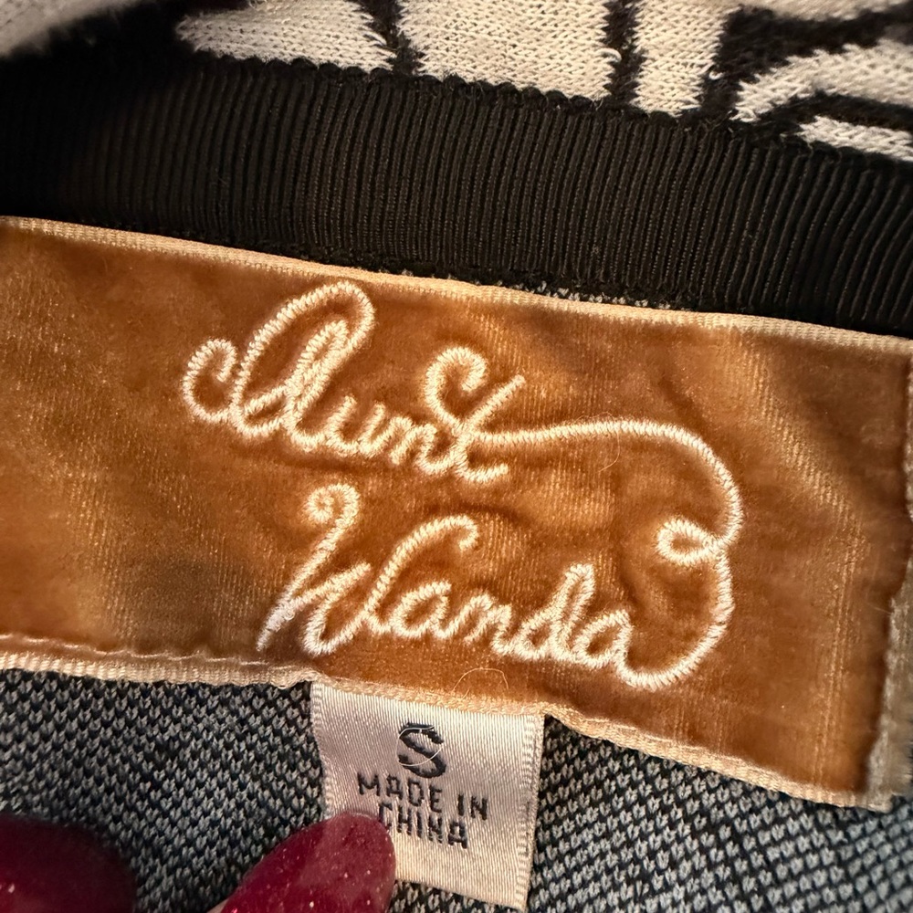 Aunt Wanda Vibrant Multicolor Patchwork Blazer - image 6